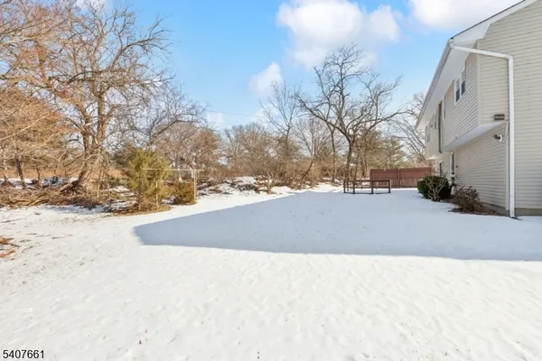 a view of road and snow