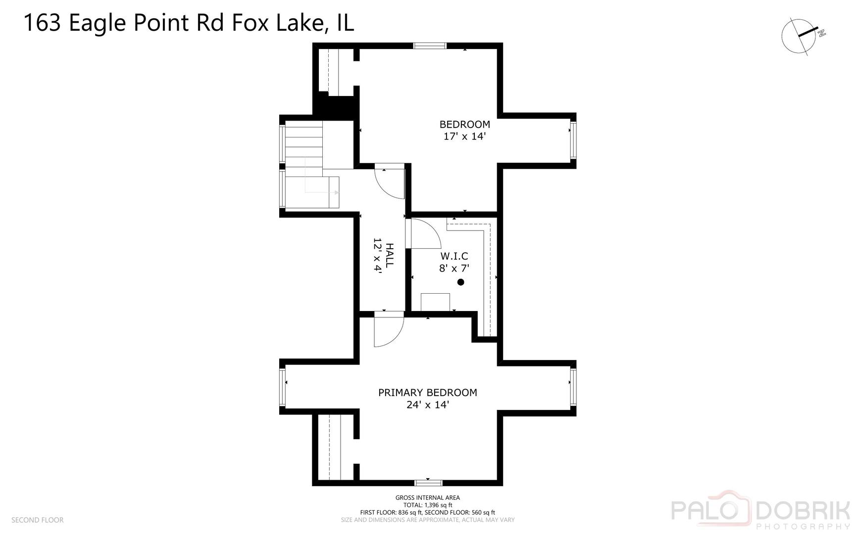163 Eagle Point Road, Unit 2 Fox Lake, IL 60020 - Photo 37 of 38 a picture of floor plan