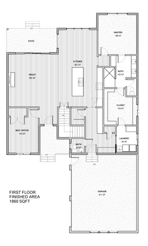 3322 250 S Street Vernal, UT 84078 - Photo 36 of 37 Floor plan