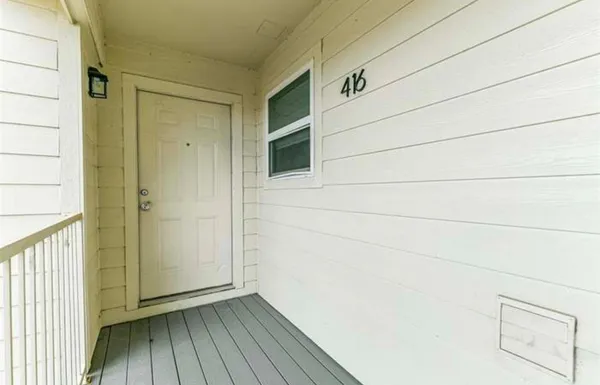 a view of front door