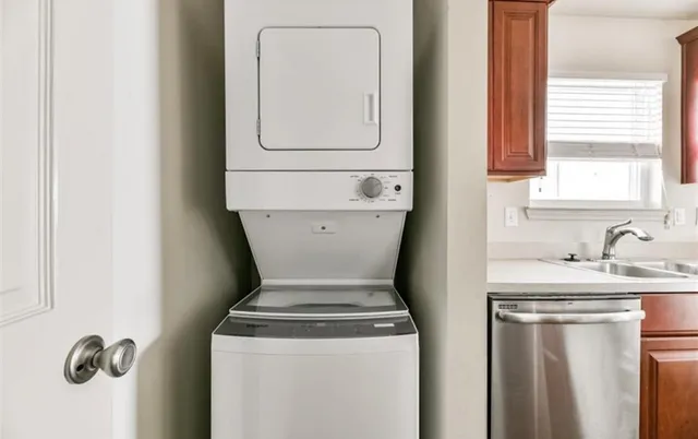 a view of washer and dryer