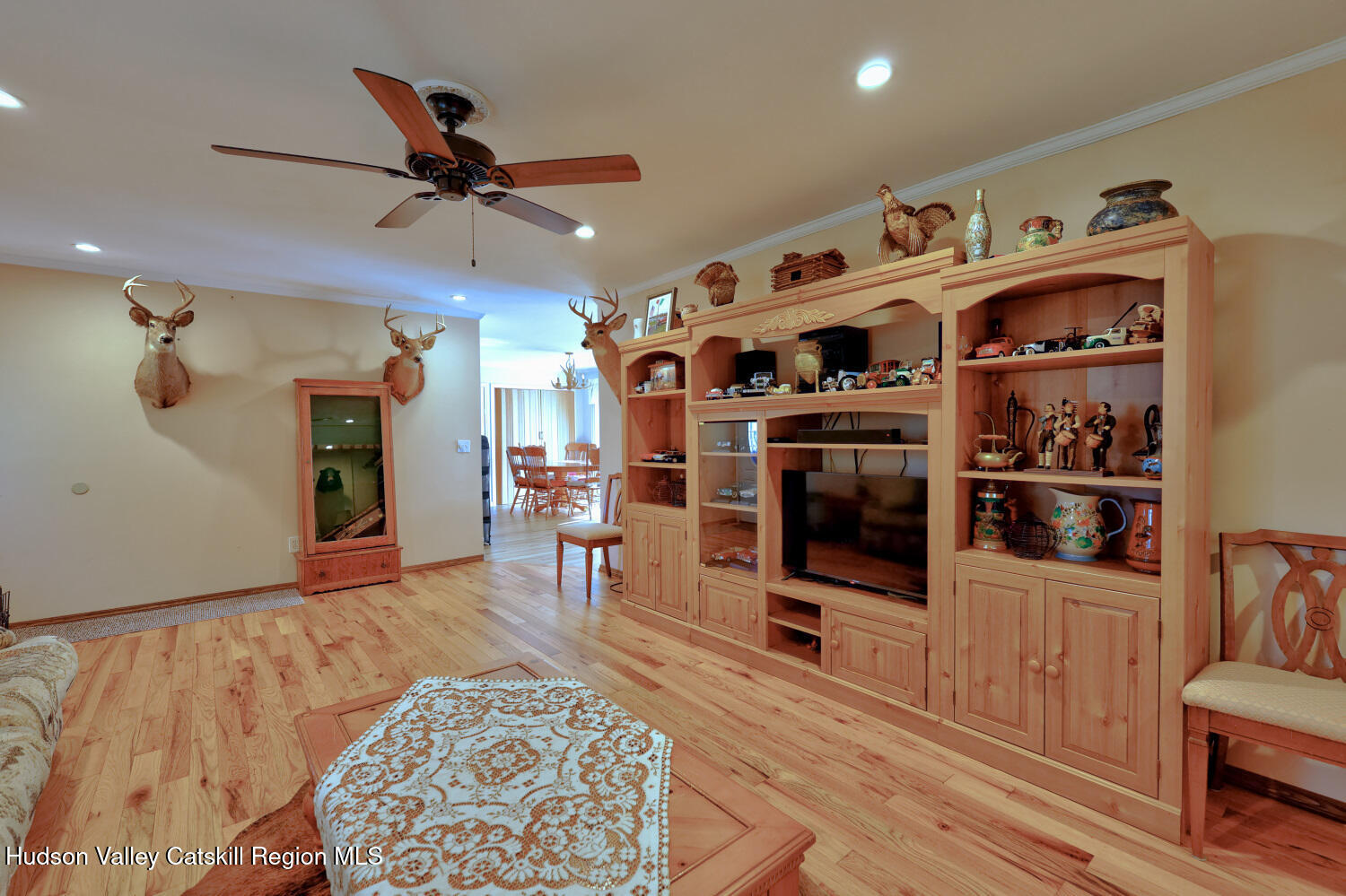 626 Bross Street Cairo, NY 12413 - Photo 29 of 78 a view of a livingroom with furniture and a ceiling fan