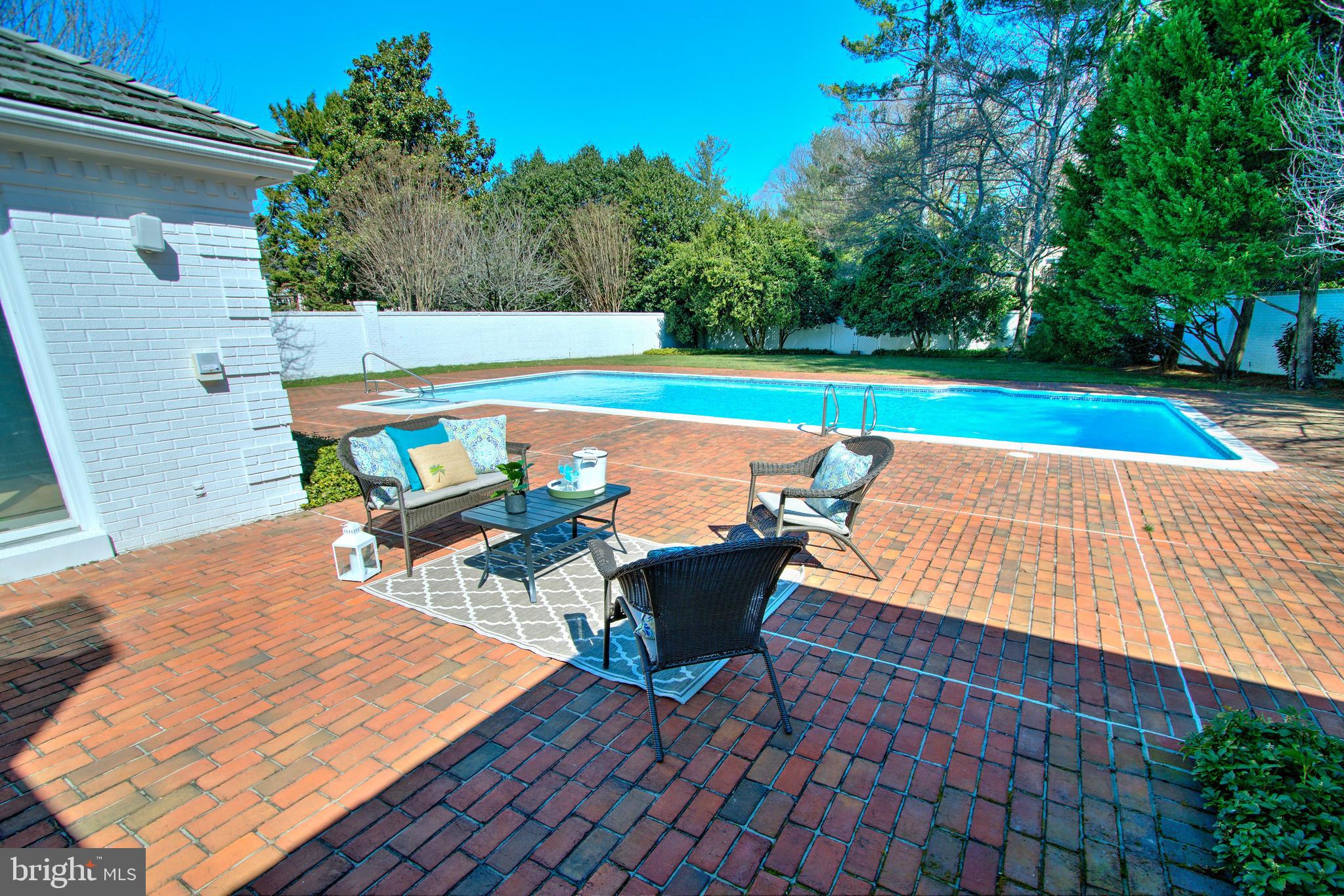 6204 Long Meadow Road McLean, VA 22101 - Photo 33 of 48 Gorgeous Patio and Pool