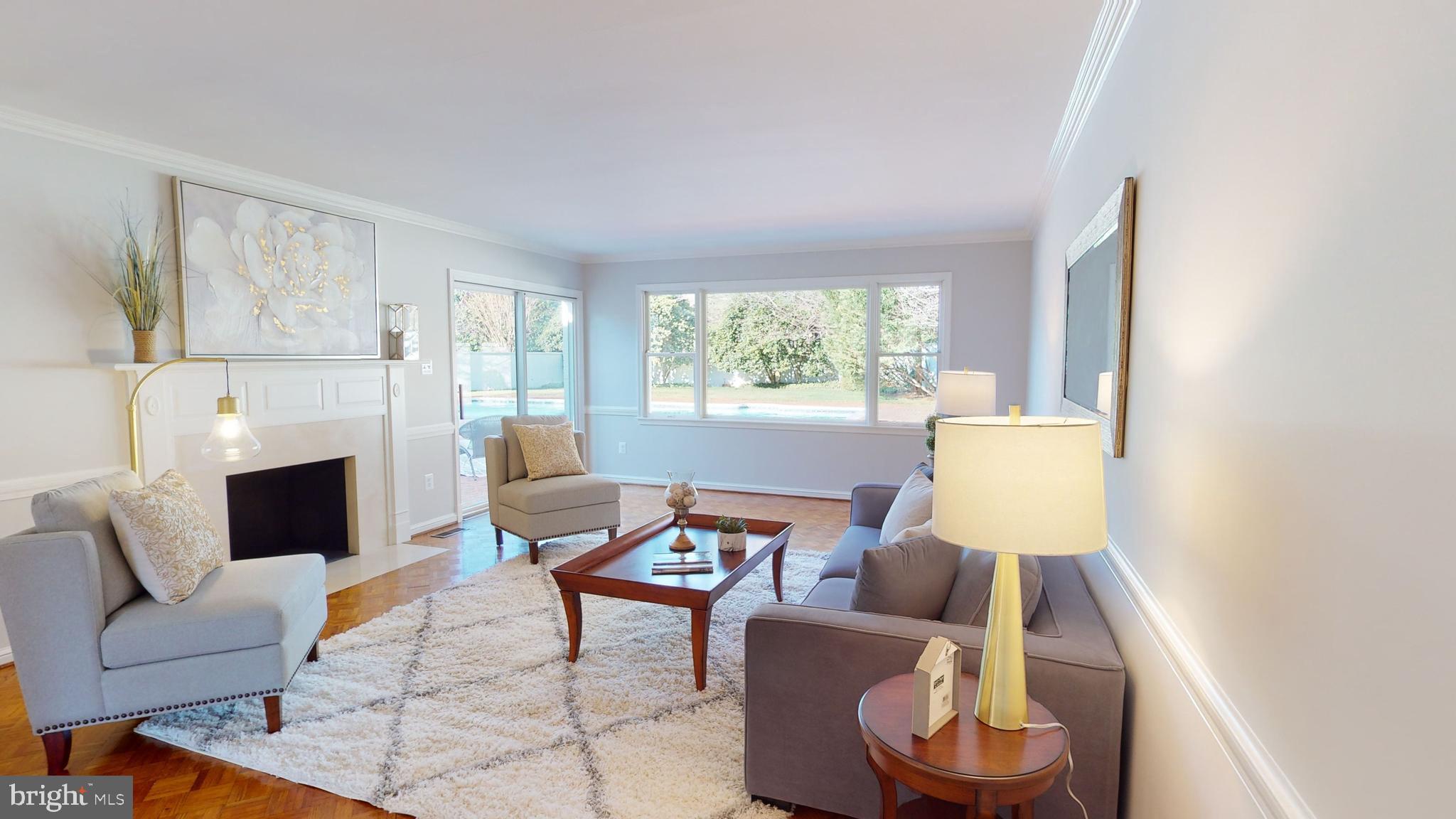 6204 Long Meadow Road McLean, VA 22101 - Photo 7 of 48 Cozy wood burning fireplace