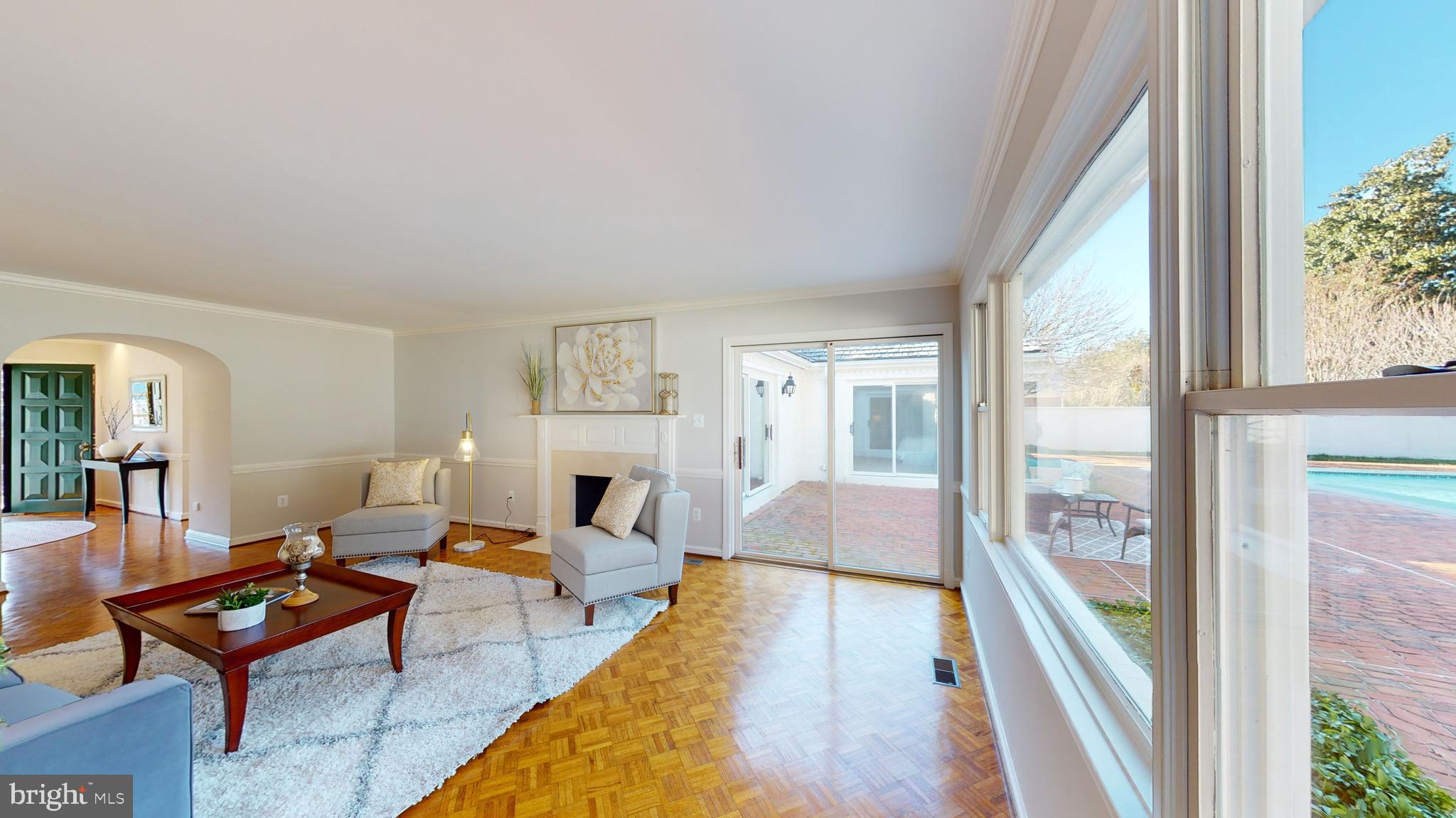 6204 Long Meadow Road McLean, VA 22101 - Photo 8 of 48 Beautiful parquet wood floors