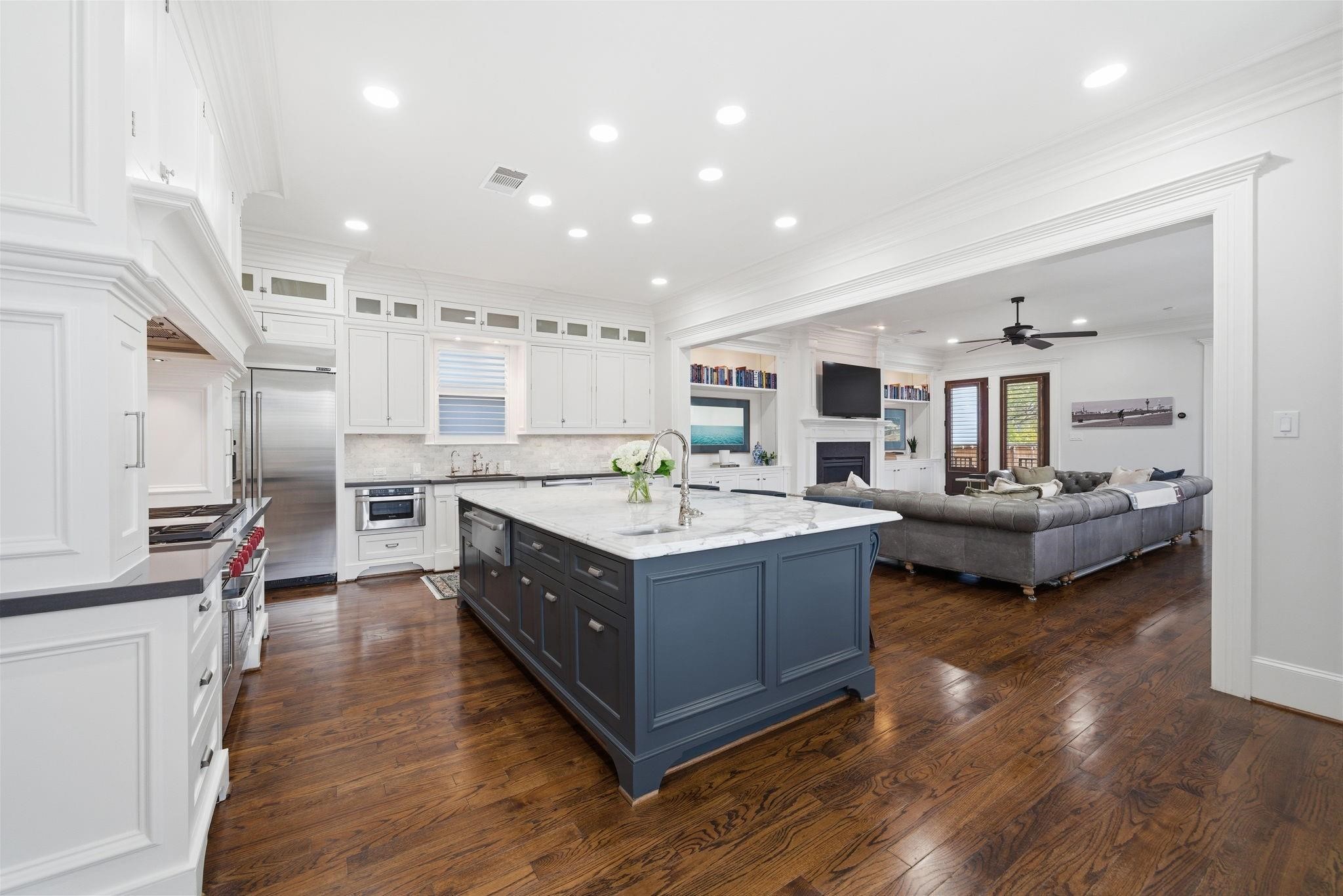 1418 Columbia Street Houston, TX 77008 - Photo 11 of 45 A true gathering space, the kitchen naturally becomes the hub of the home, open to the living area so conversations, cooking, and celebrations all happen together without missing a beat.