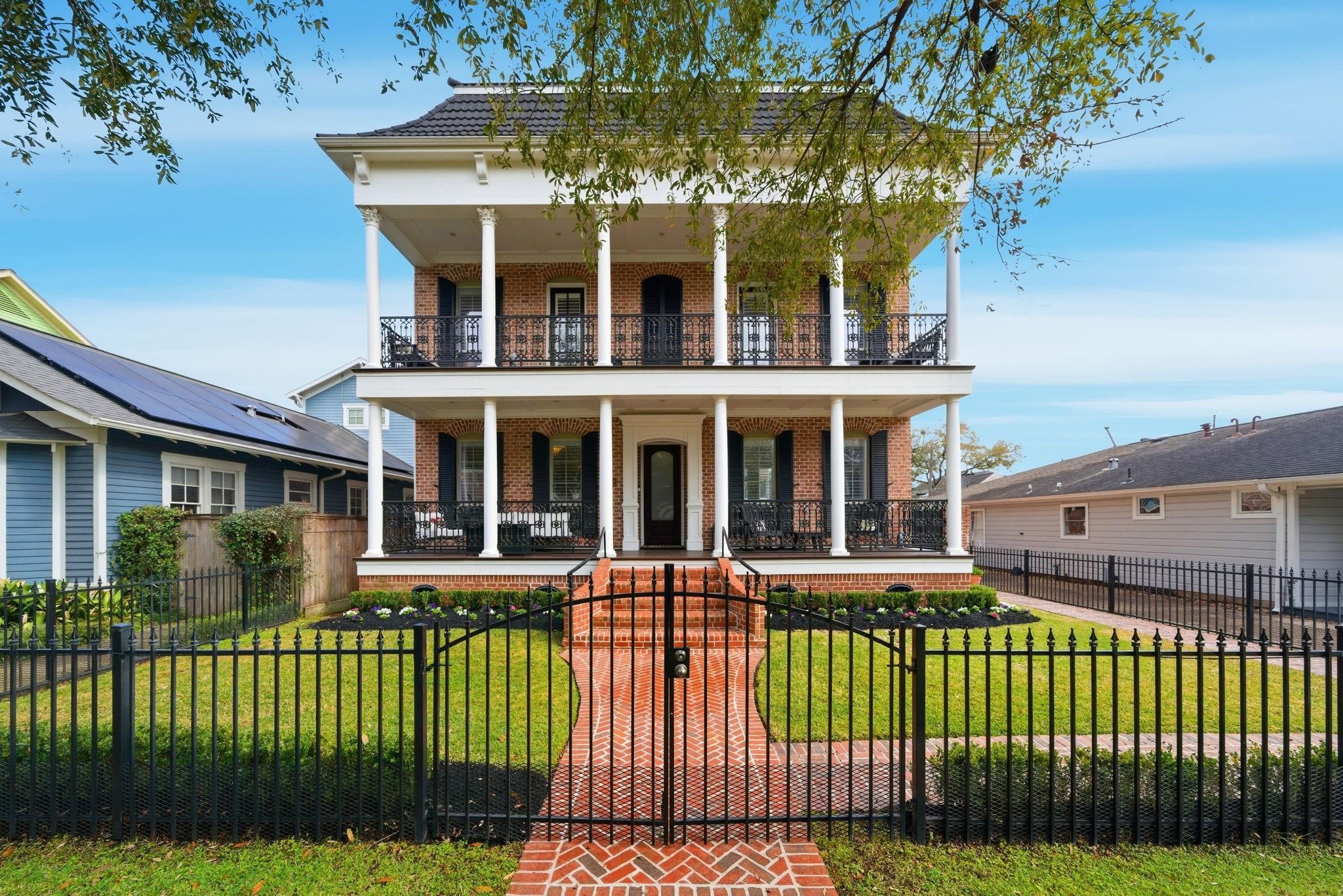 1418 Columbia Street Houston, TX 77008 - Photo 45 of 45 Heights living at its best with classic architecture, generous porches and balconies, and timeless curb appeal in one of the neighborhood’s most coveted settings.