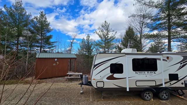 a view of a back yard of the house