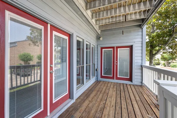 a view of porch with a porch