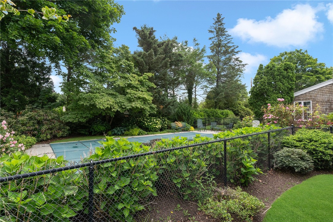 126 Longfellow Road Jamestown, RI 02835 - Photo 44 of 49 Saltwater pool is completely fenced in!