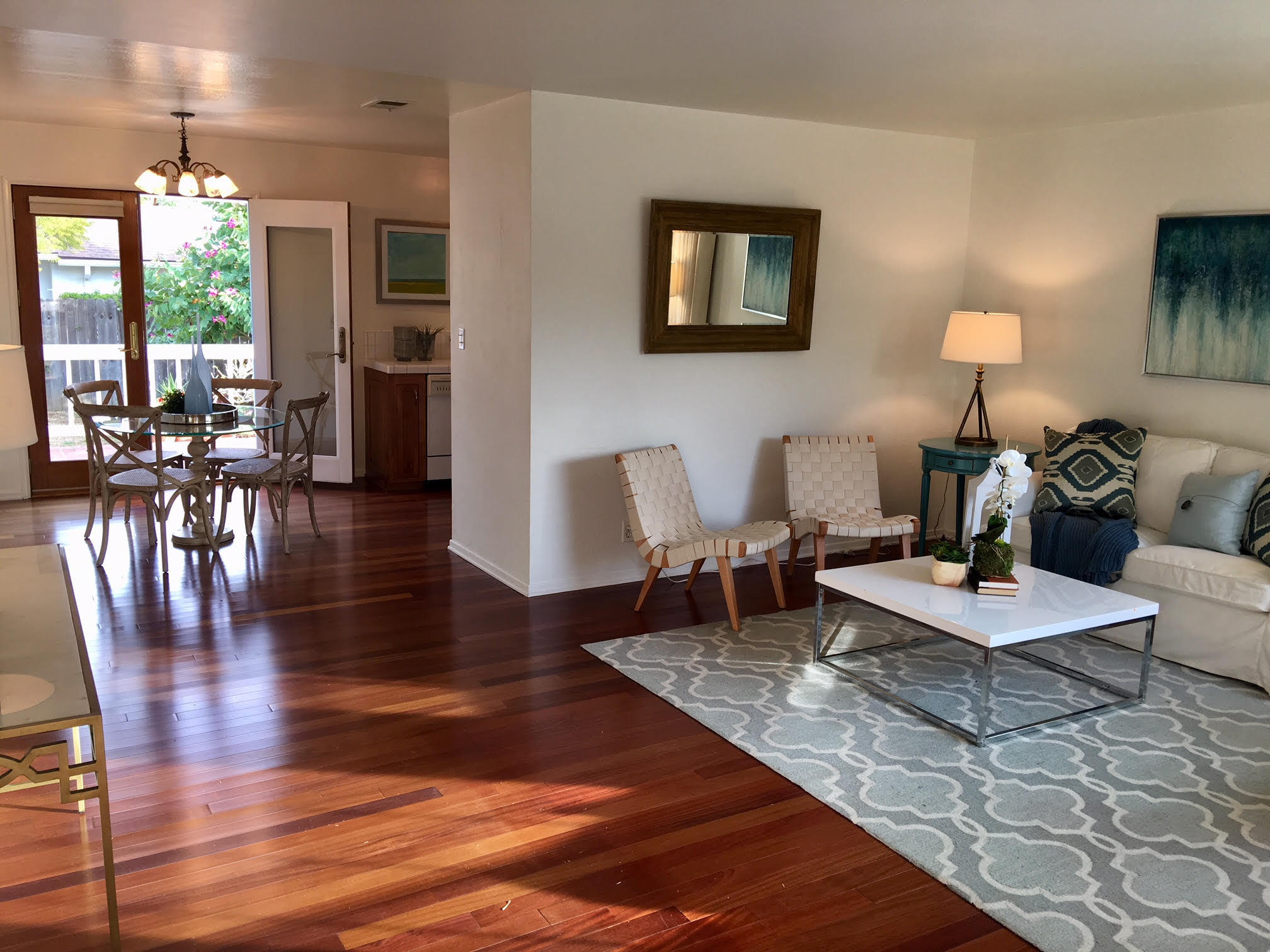 living room & dining room