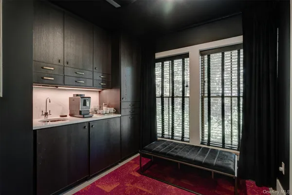 a room with window