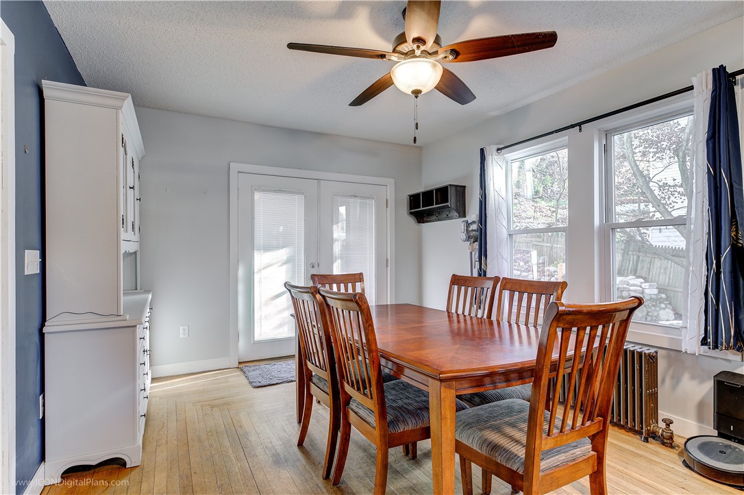 102 Benefit Street Woonsocket, RI 02895 - Photo 12 of 35 french doors to fenced in back yard