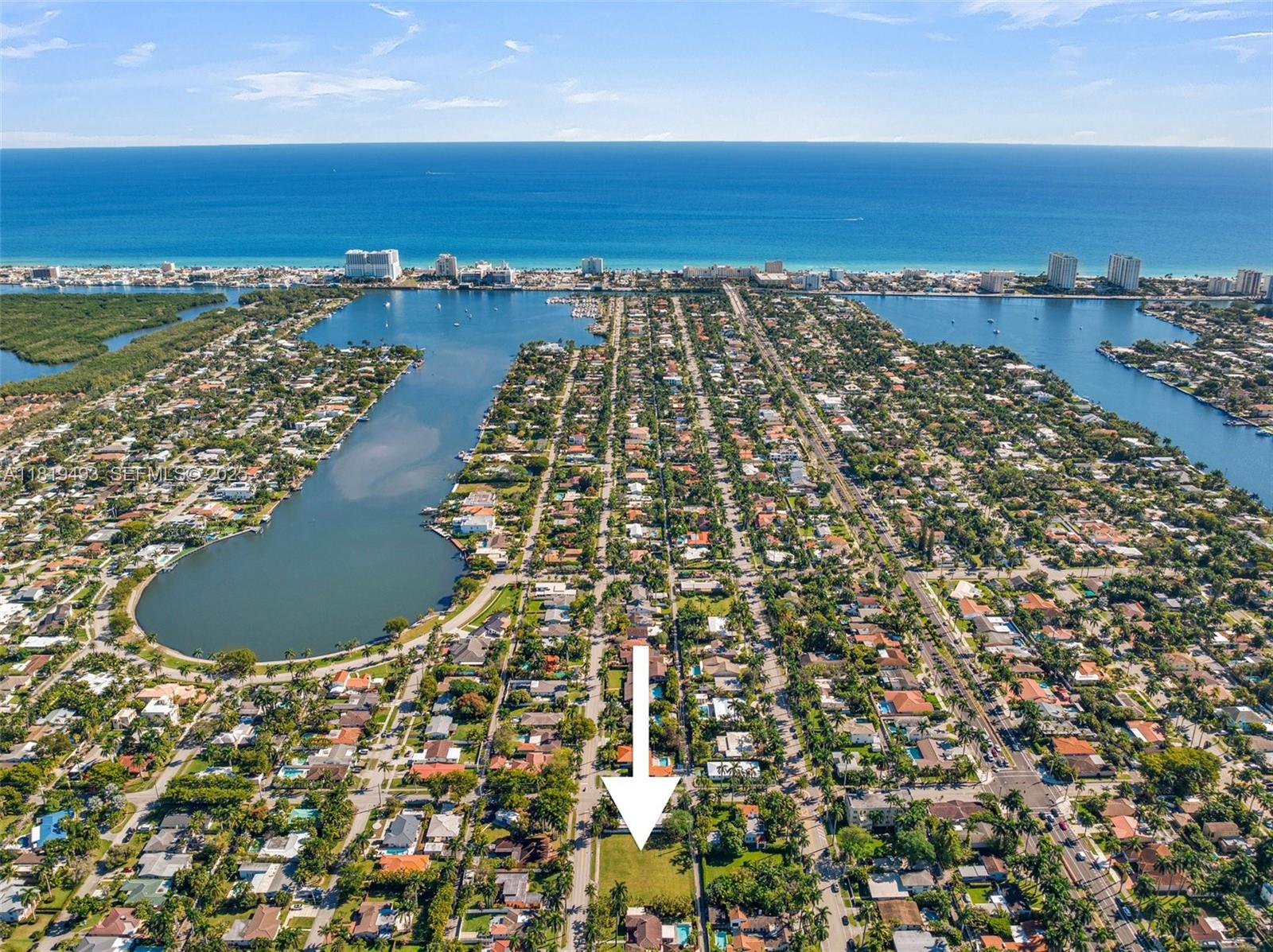 1310 Polk Street Hollywood, FL 33019 - Photo 16 of 31 an aerial view of multiple house