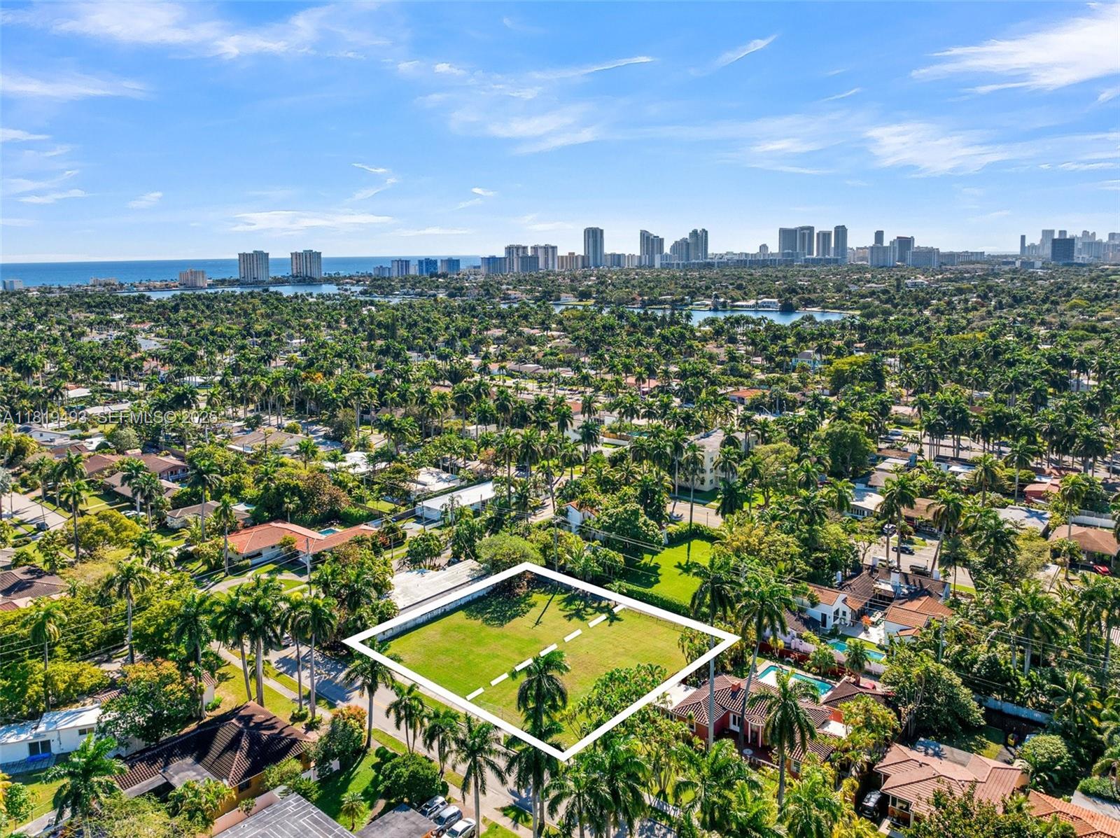 1310 Polk Street Hollywood, FL 33019 - Photo 3 of 31 an aerial view of a residential houses with city view
