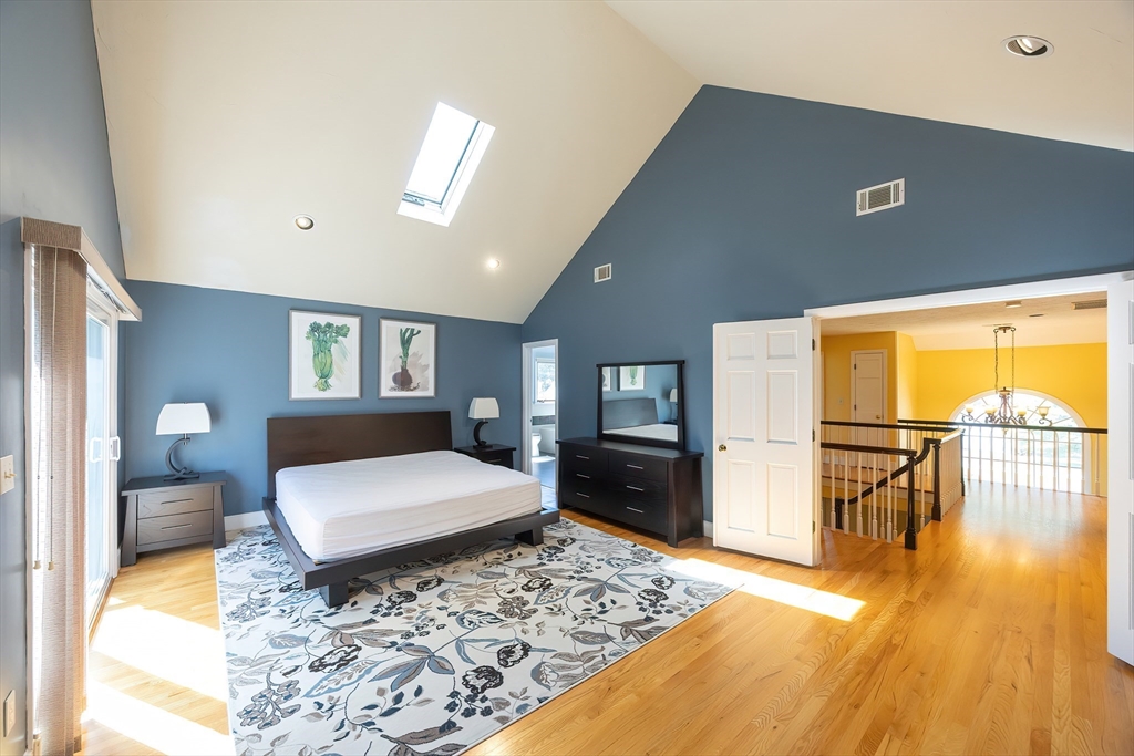 290 Central Avenue Milton, MA 02186 - Photo 23 of 40 a bedroom with a bed and wooden floor