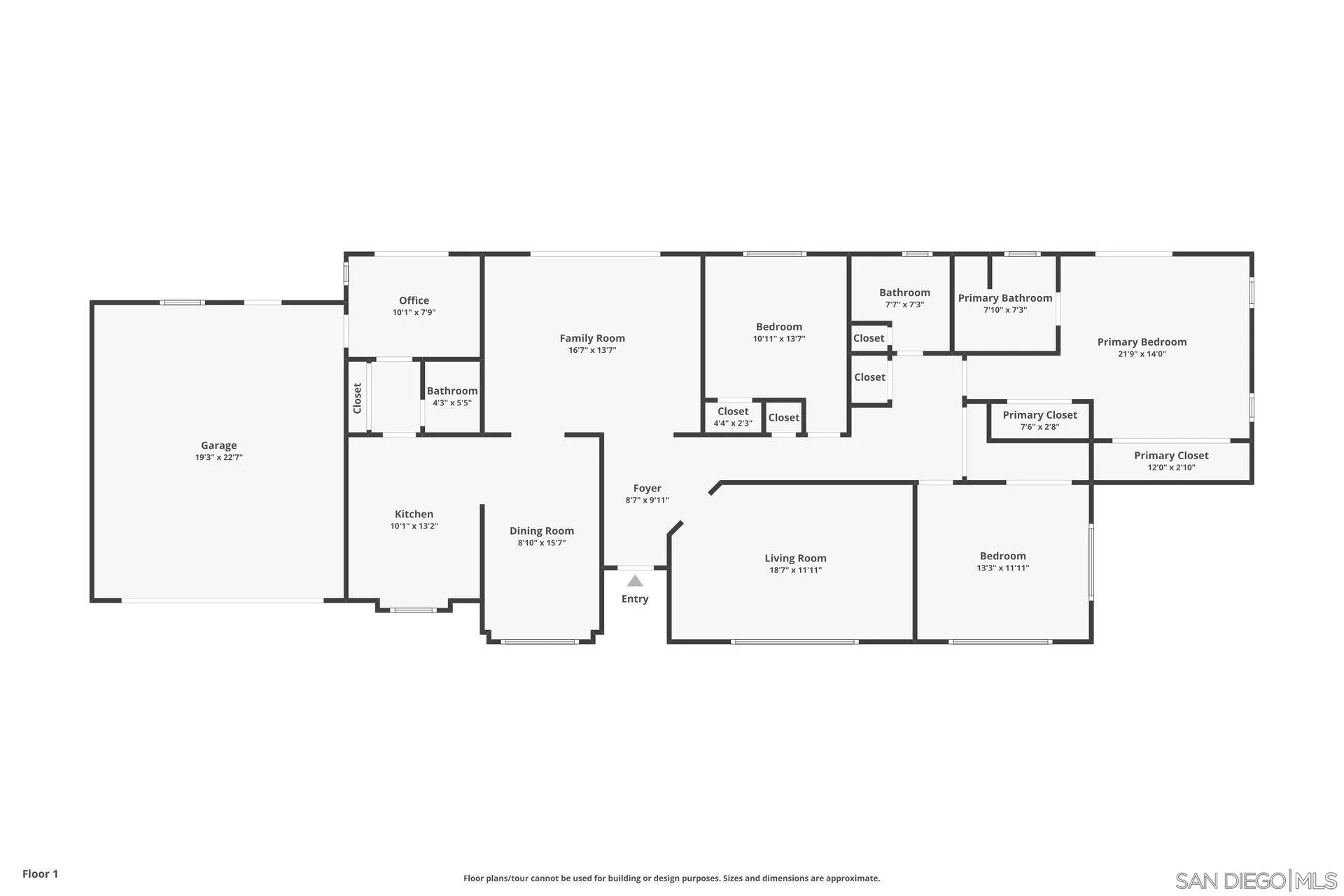 960 Sunset Drive Vista, CA 92081 - Photo 2 of 39 a picture of a floor plan