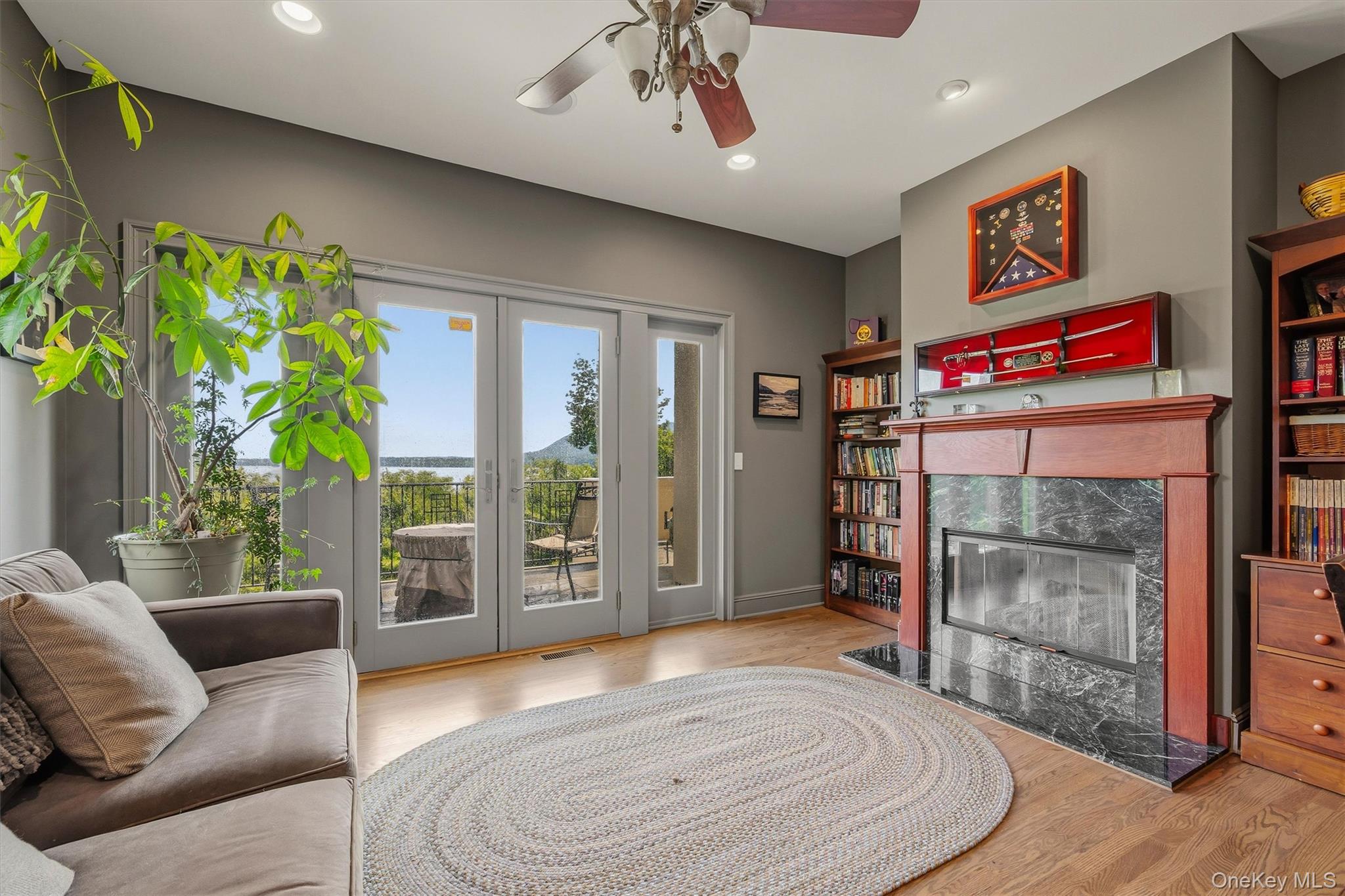 2 Half Moon Ridge Cornwall-on-Hudson, NY 12520 - Photo 19 of 50 Den with Fireplace