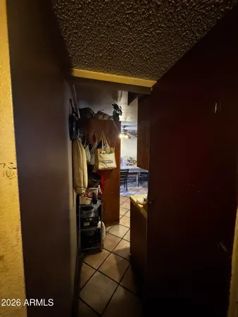 a view of storage and utility room