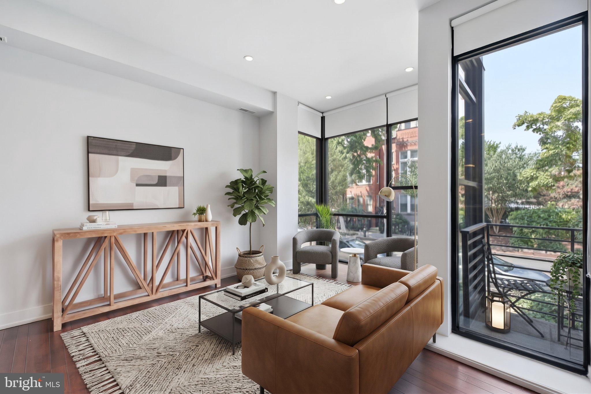 1931 12th Street Northwest, Unit AM Washington, DC 20009 - Photo 18 of 36 Corner Reception (virtual staging)