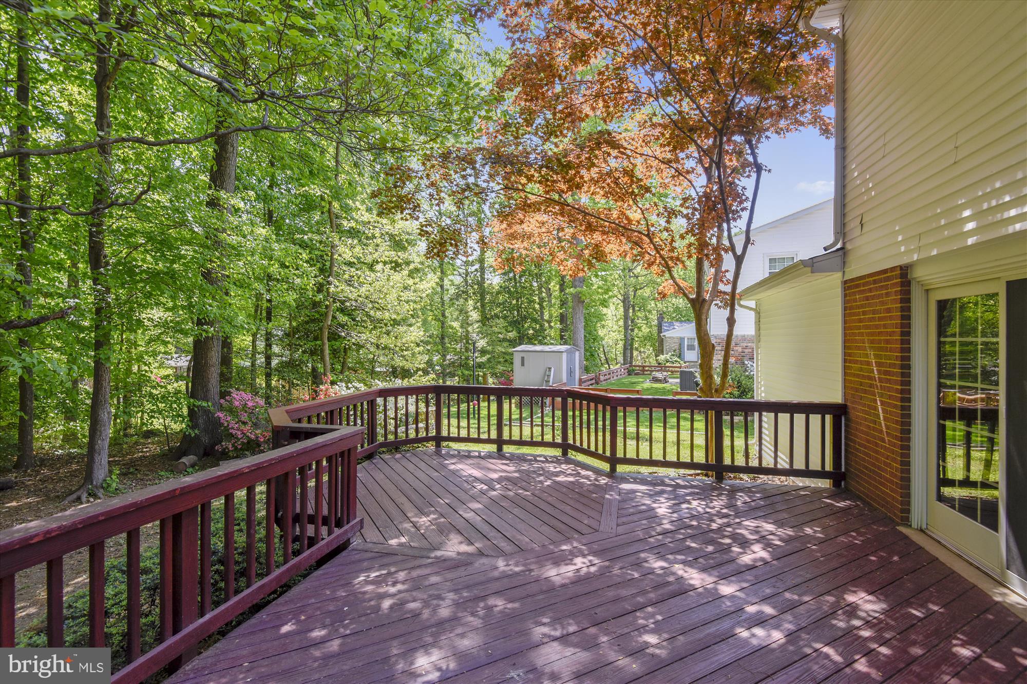 7403 Reservation Drive Springfield, VA 22153 - Photo 35 of 41 Large cozy deck in the back of the house