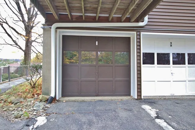 a view of a door of the house