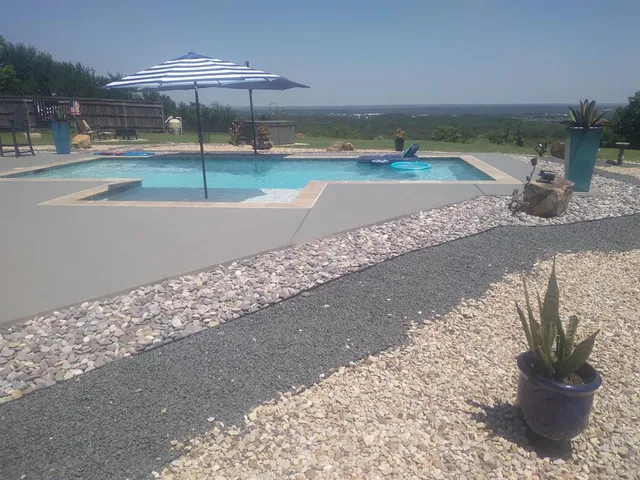 a view of an ocean beach