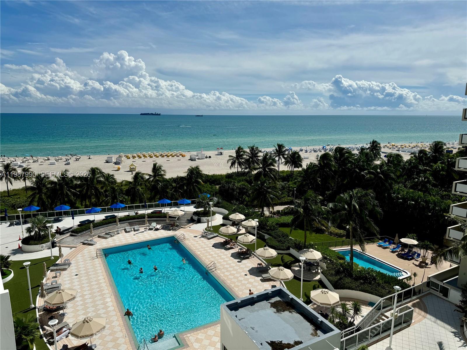 100 Lincoln Road, Unit 836 Miami Beach, FL 33139 - Photo 25 of 47 Heated pool, with new umbrellas