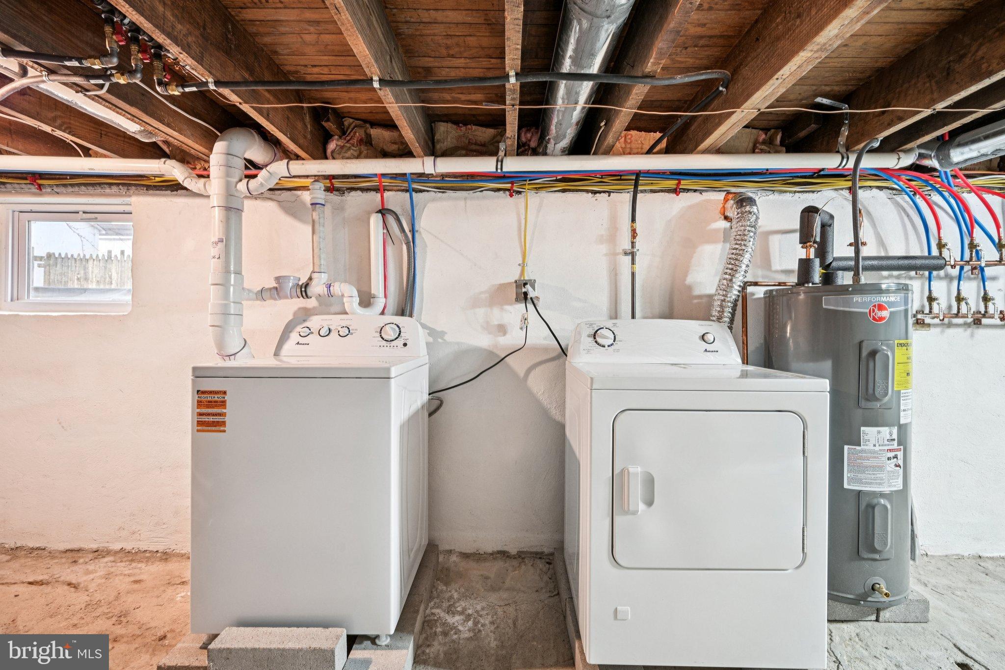 7 East Cohawkin Road Clarksboro, NJ 08020 - Photo 28 of 29 a utility room with dryer and washer
