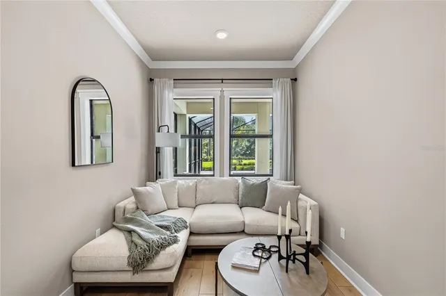 a spacious bathroom with a double vanity sink a mirror and shower
