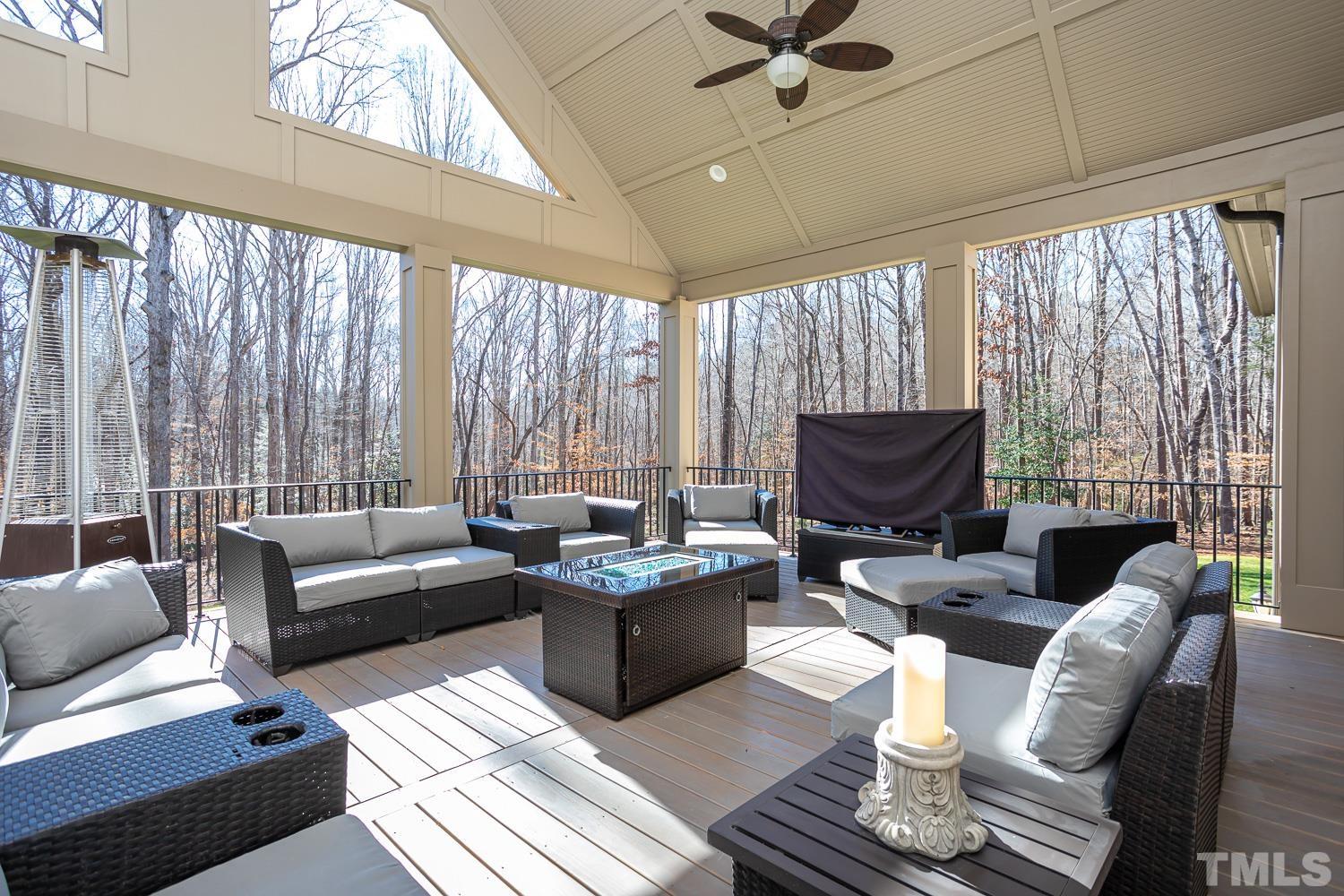 1616 Morning Mountain Road Raleigh, NC 27614 - Photo 29 of 86 a living room with furniture and a large window