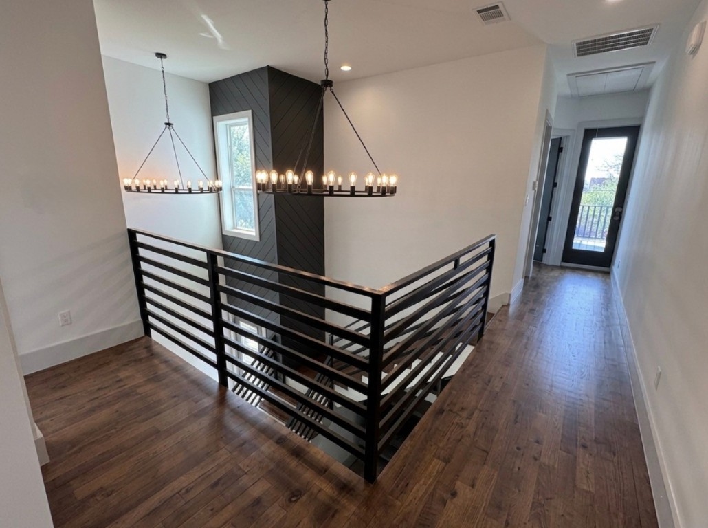 505 East 40th Street Houston, TX 77022 - Photo 7 of 17 a view of entryway and hall with wooden floor