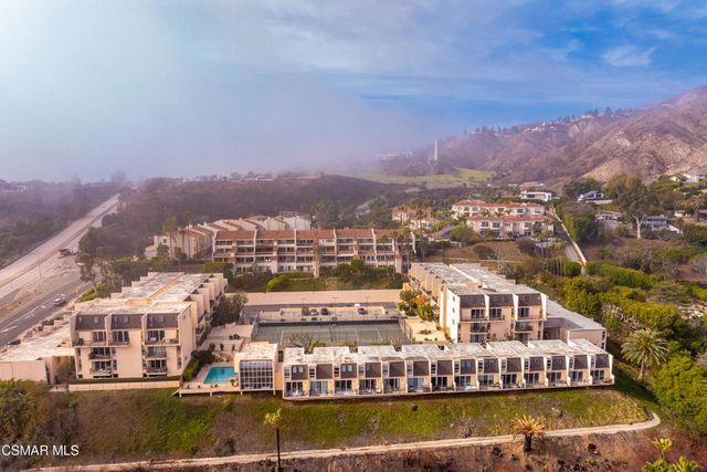 a view of city and ocean