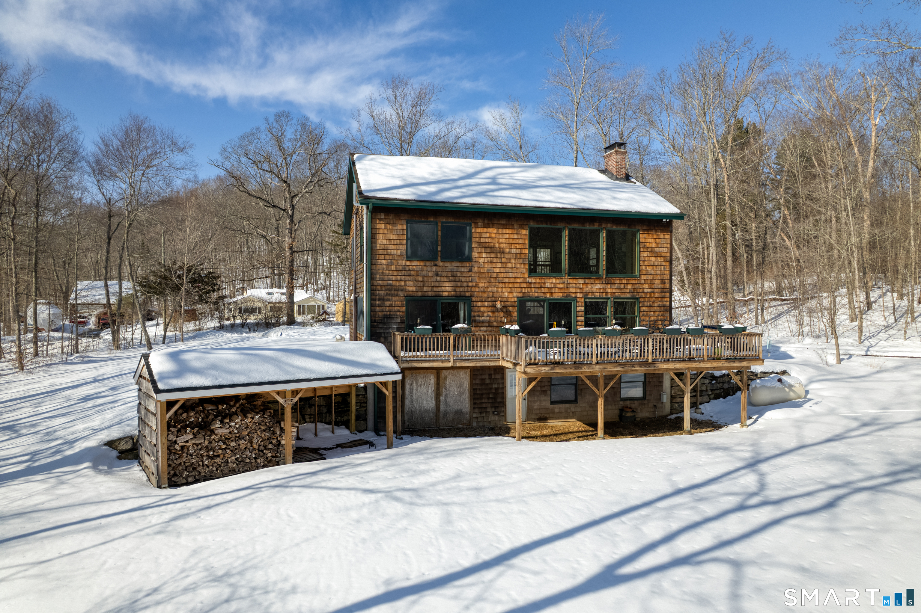 167 Round Hill Road Salem, CT 06420 - Photo 8 of 48 a front view of a house with a yard