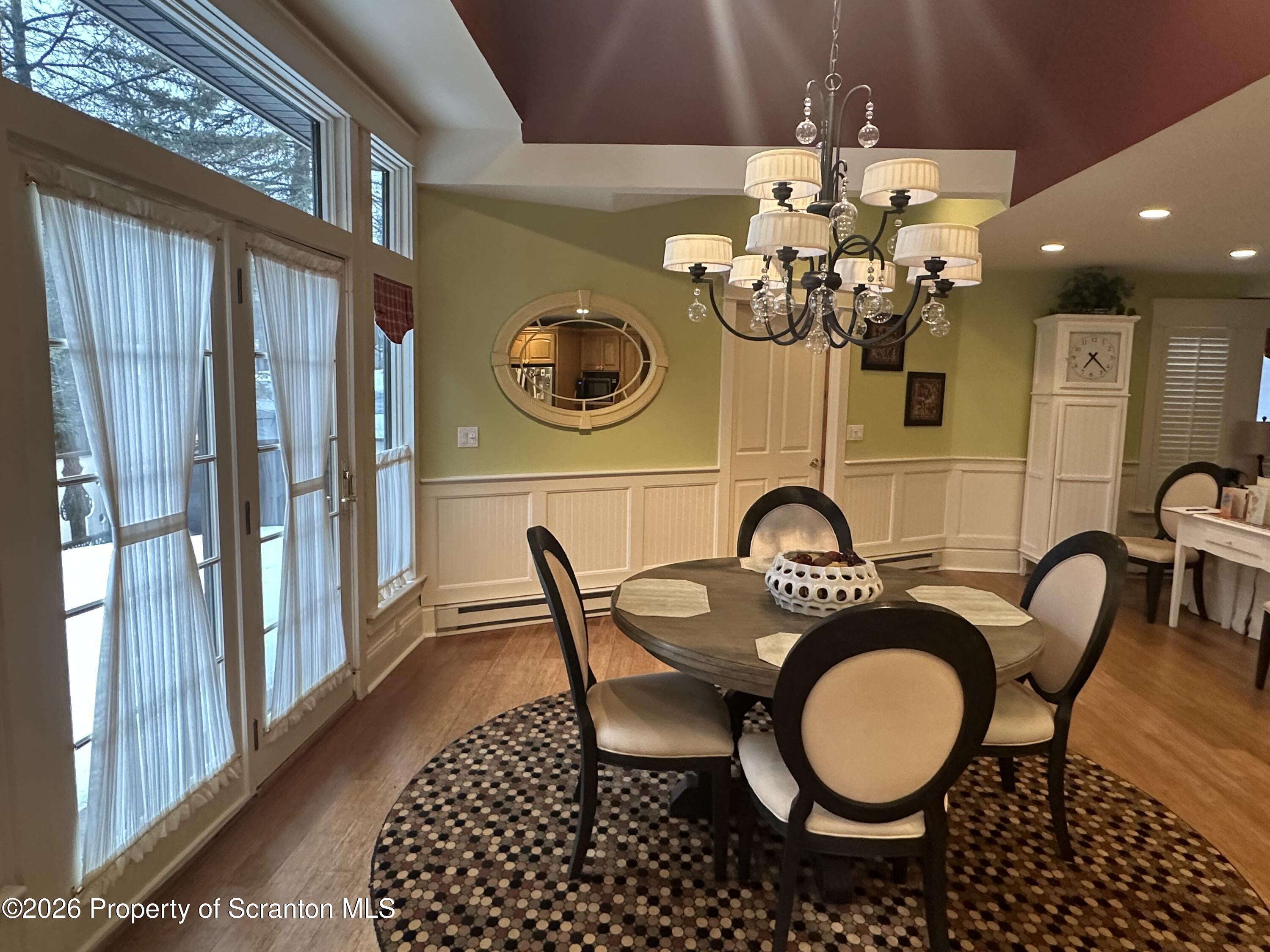 15 Fall Place Union Dale, PA 18470 - Photo 12 of 35 a view of a dining room with furniture and chandelier
