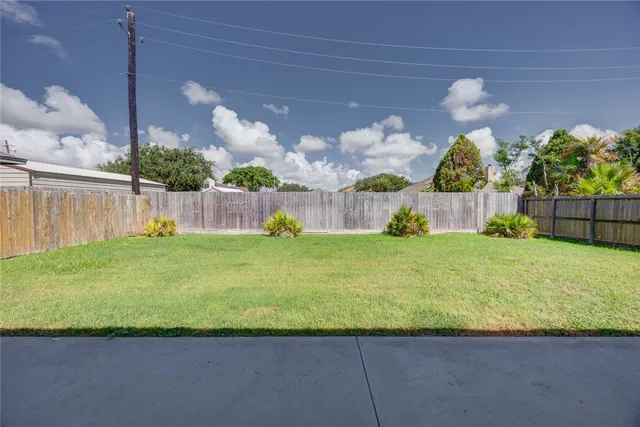 a view of a big yard