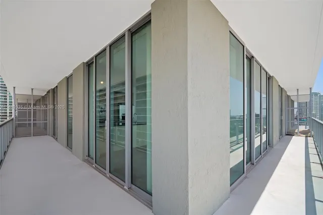 a view of a city with tall buildings