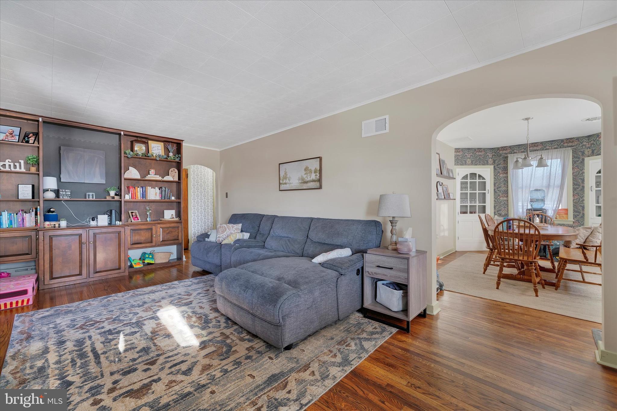 570 Oysterdale Road Oley, PA 19547 - Photo 3 of 26 a living room with furniture and a wooden floor