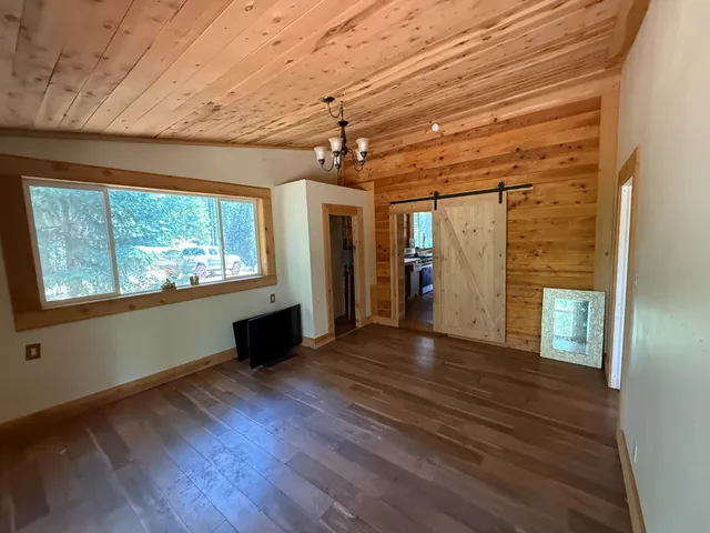 a very nice looking room with a large window