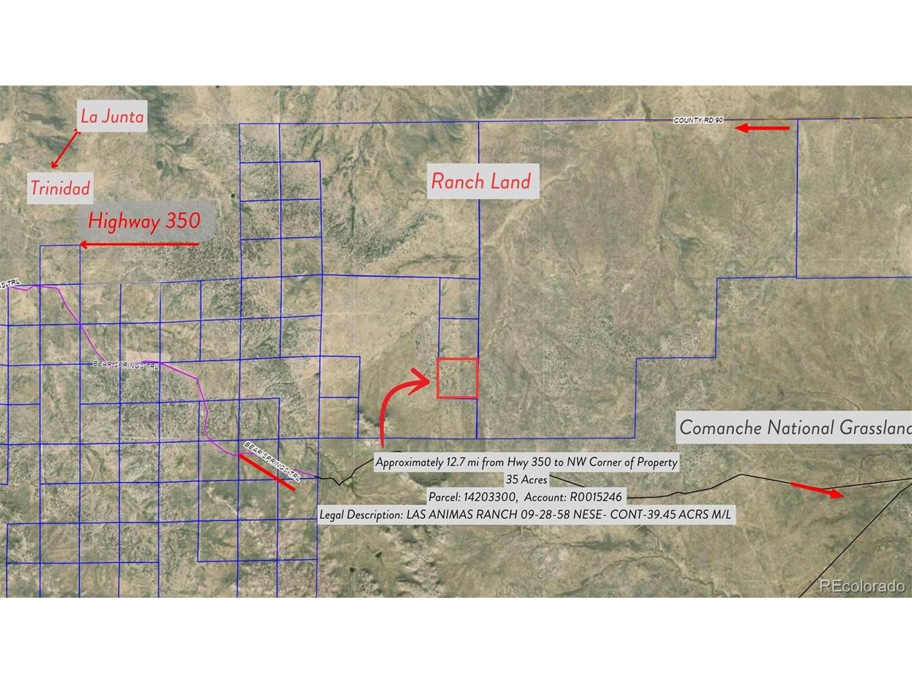 9 Las Animas Ranch Model, CO 81059 - Photo 2 of 41 12 miles east of Hwy 350, Halfway between LaJunta & Trinidad