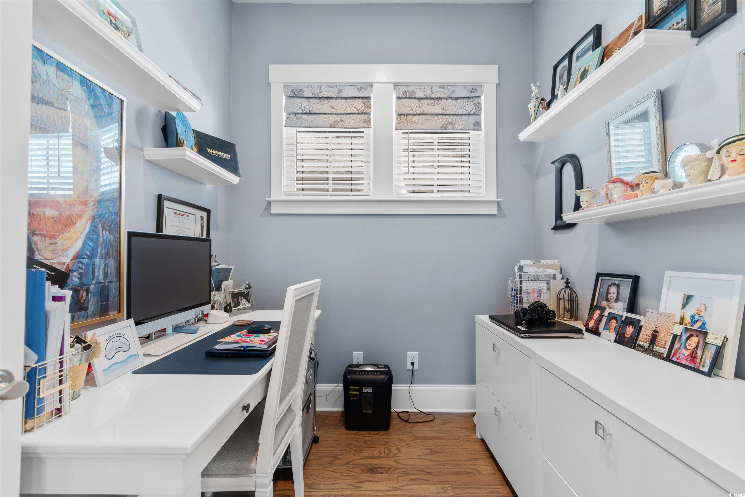3448 Baldwin Lane Myrtle Beach, SC 29577 - Photo 19 of 30 Bedroom featuring light wood finished floors, a closet, and a ceiling fan