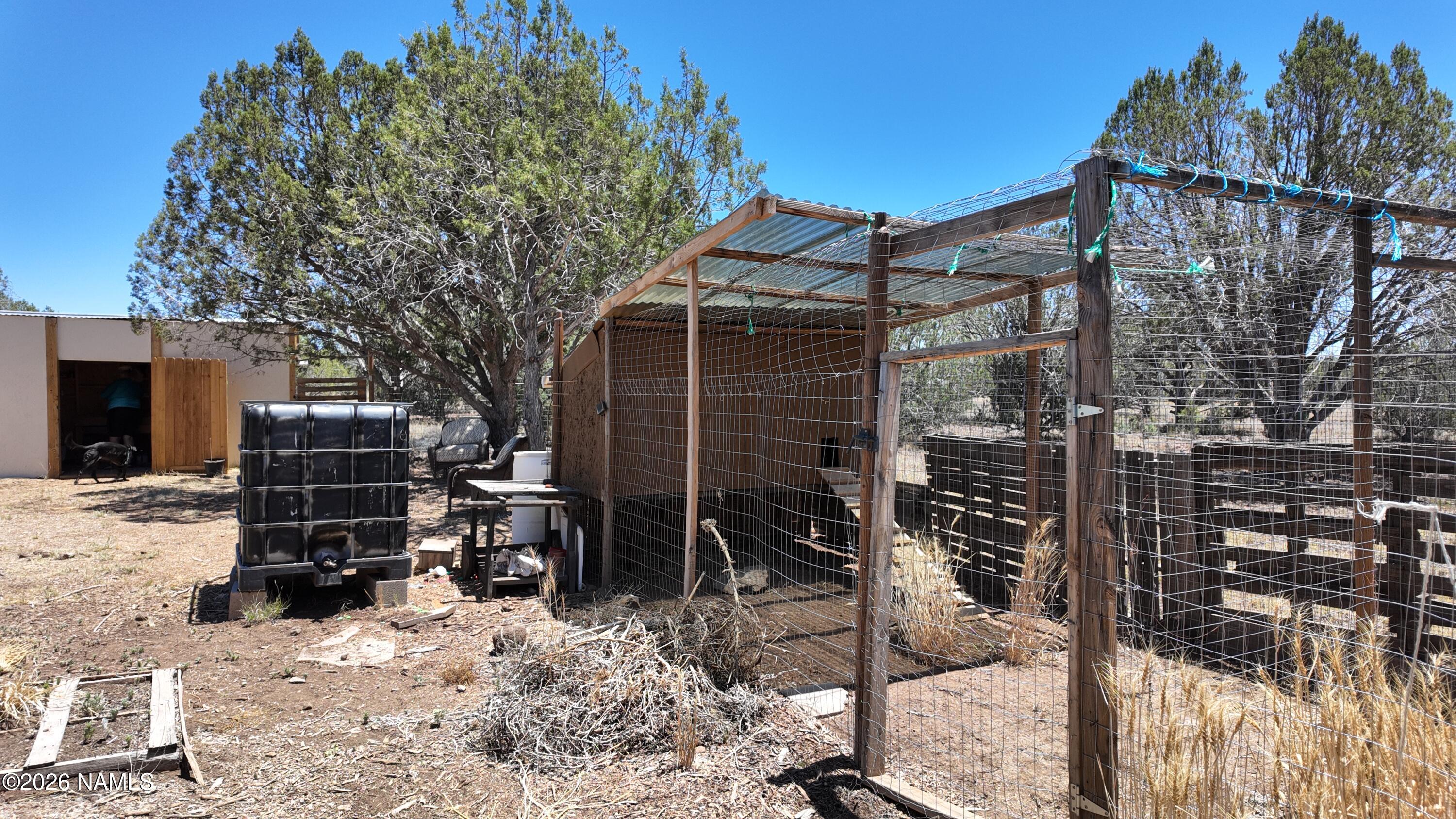 4190 North Ten Tanks Road Williams, AZ 86046 - Photo 32 of 45 Animal run