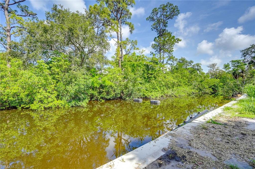 3384 Canal Street Naples, FL 34112 - Photo 33 of 34 Dock area featuring a water view