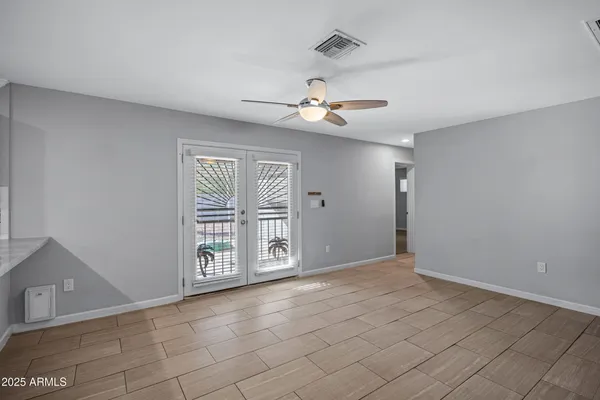 a view of an empty room