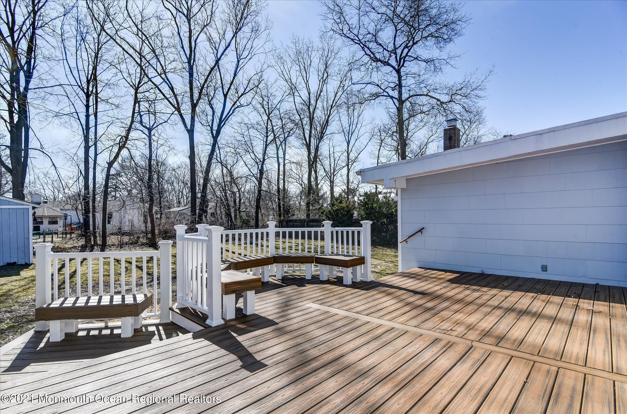 56 Burnt Tavern Road Brick, NJ 08724 - Photo 23 of 27 New Trex Deck Side View