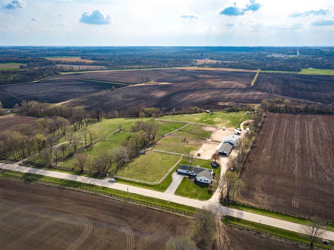 4545 River Road Cherry Valley, IL 61016 - Photo 1 of 25 a view of outdoor space with wooden floor