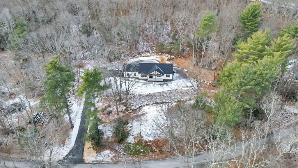 221 Cedar Swamp Road Monson, MA 01057 - Photo 34 of 37 a view of a trees in a yard