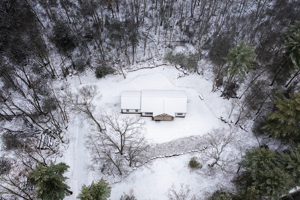 221 Cedar Swamp Road Monson, MA 01057 - Photo 37 of 37 a view of a yard with snow in front of house