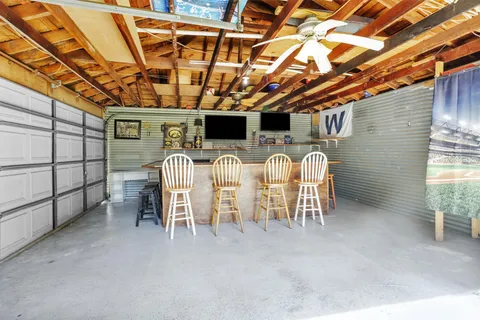 a view of a chairs in a room