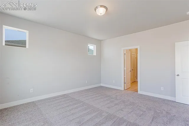 a view of an empty room